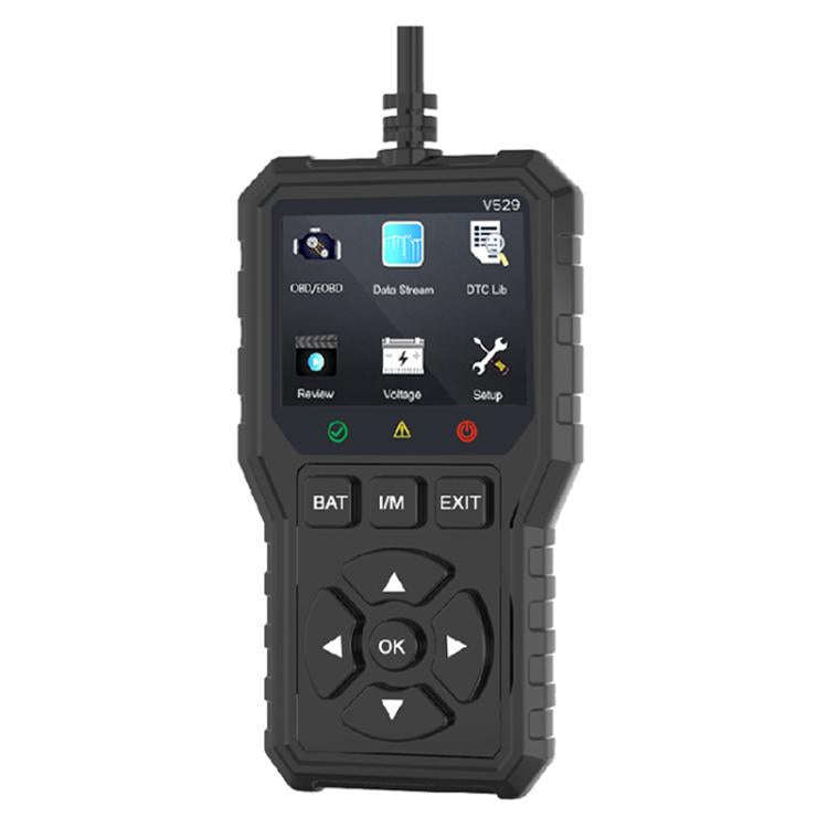 FOXSUR V529 OBD2 Car Engine Fault Code Reader Diagnostic Instrument(Black)