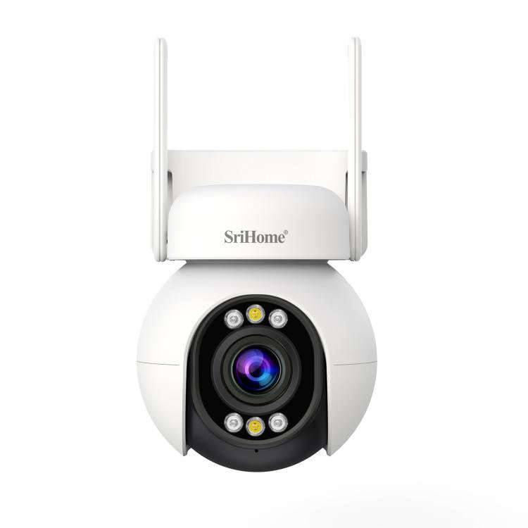 SriHome NVS010-IPC051 4MP 5x Zoom 4 Channel 10.1 inch IPS Screen WiFi Network Video Recorder Set(...