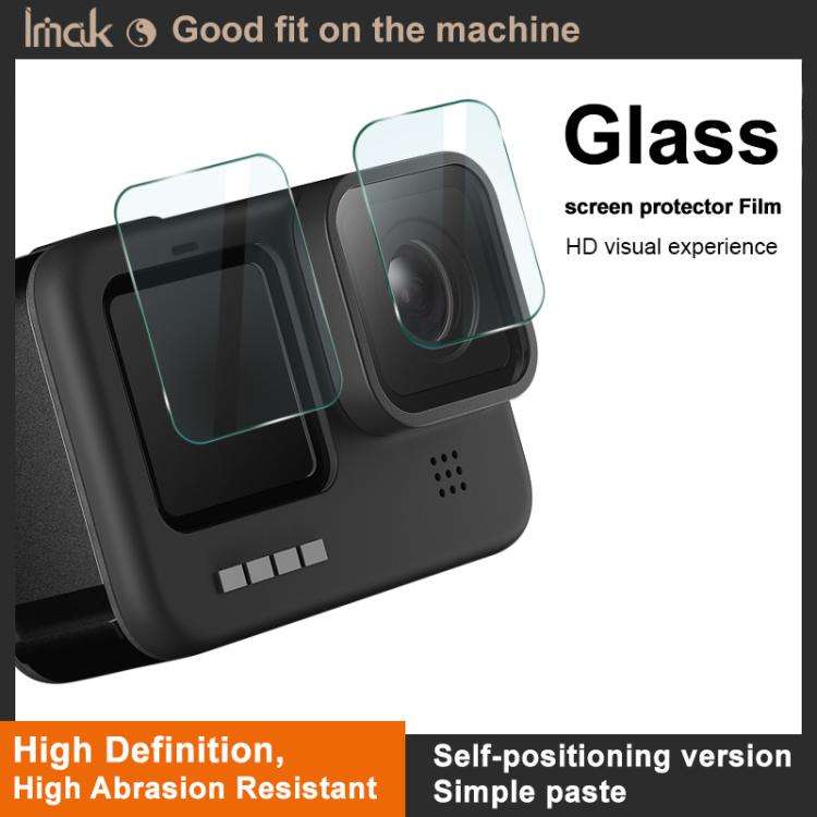 For GoPro HERO12 Black imak Tempered Glass Film with Camera Lens Film, Self-positioning Version