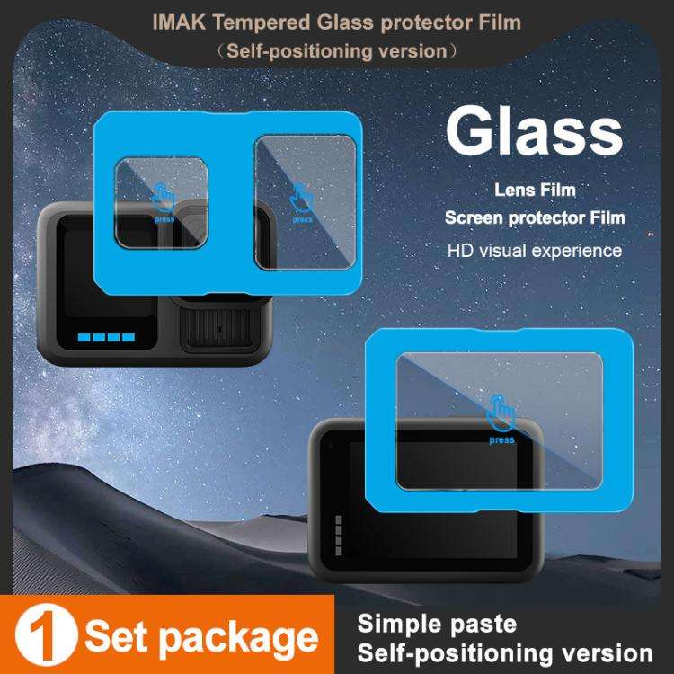 For GoPro HERO13 Black imak Tempered Glass Film with Camera Lens Film, Self-positioning Version