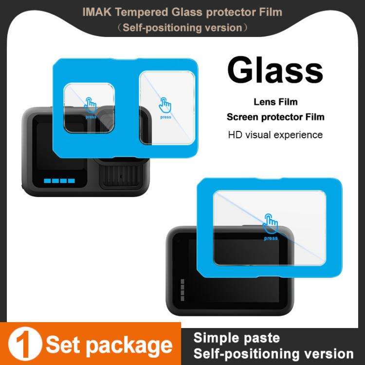 For GoPro HERO13 Black imak Tempered Glass Film with Camera Lens Film, Self-positioning Version
