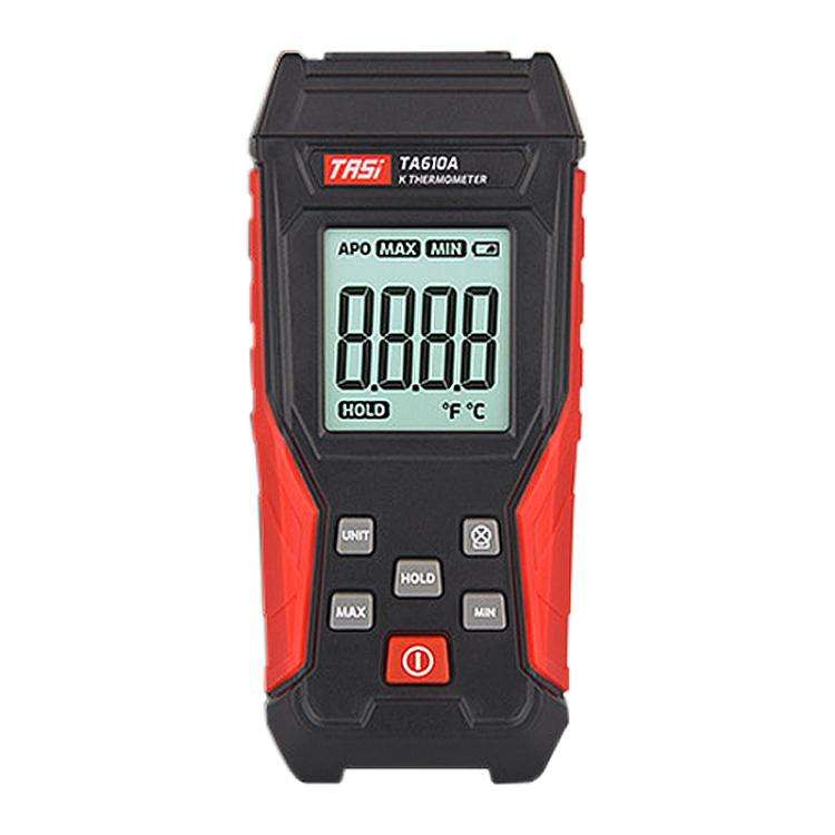 TRSI TA610A Industrial Handheld K-Type Thermocouple Thermometer, Single Channel, without Ambient ...