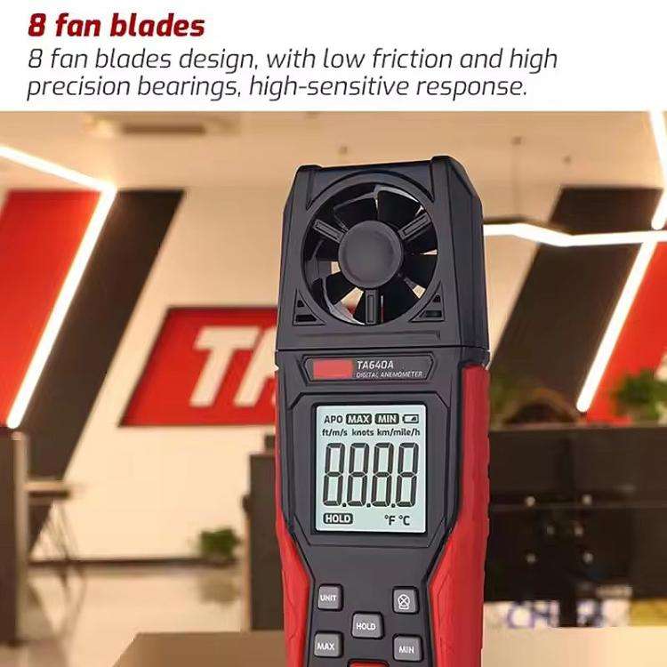 TRSI TA640A Handheld High Precision Wind Speed Instrument Wind Volume Tester