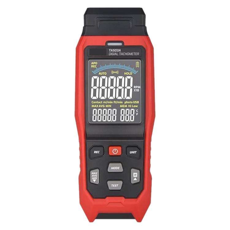 TASI Non-contact Portable Measuring Speed Meter Digital Display Laser Tachometer