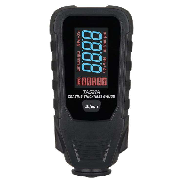 TASI TA521A Car Paint Film Meter Paint Surface Tester Coating Thickness Gauge(Black)