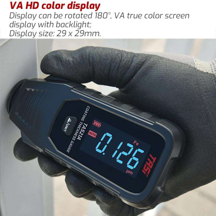 TASI TA521A Car Paint Film Meter Paint Surface Tester Coating Thickness Gauge(Black)