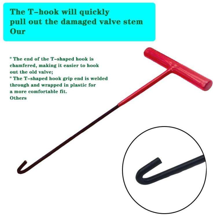 13pcs / Set Car Tire Repair Tool Valve Installation Tool Set(Red)