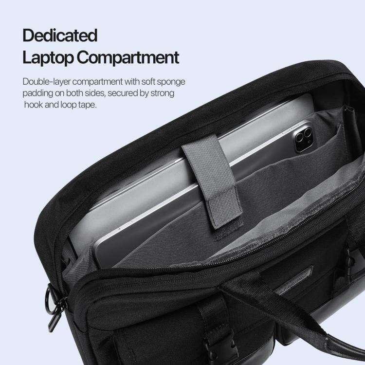 DUX DUCIS EDGE 14-15.4 inch Handbag Single Shoulder Laptop Bag(Black)