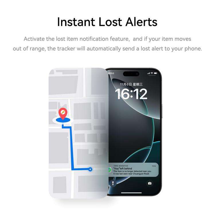 ROCK Tag Wireless Smart Tracker Positioning Anti-lost Device(Beige)