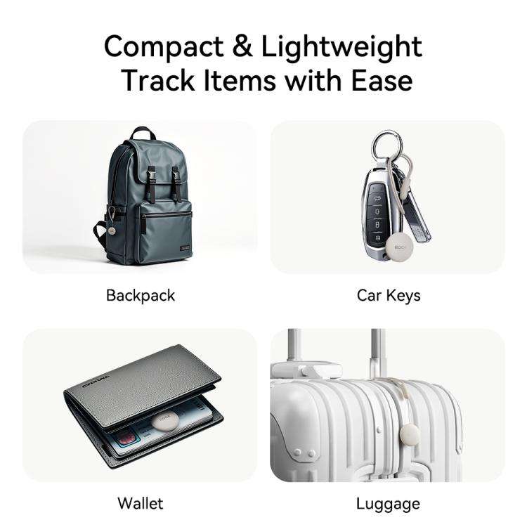 ROCK Tag Wireless Smart Tracker Positioning Anti-lost Device(Black)