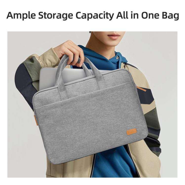ROCK 14.9 inch Laptop Bag Handle Bag(Grey)