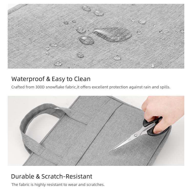 ROCK 14.9 inch Laptop Bag Handle Bag(Grey)