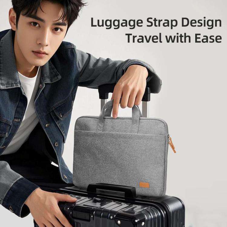 ROCK 14.9 inch Laptop Bag Handle Bag(Grey)