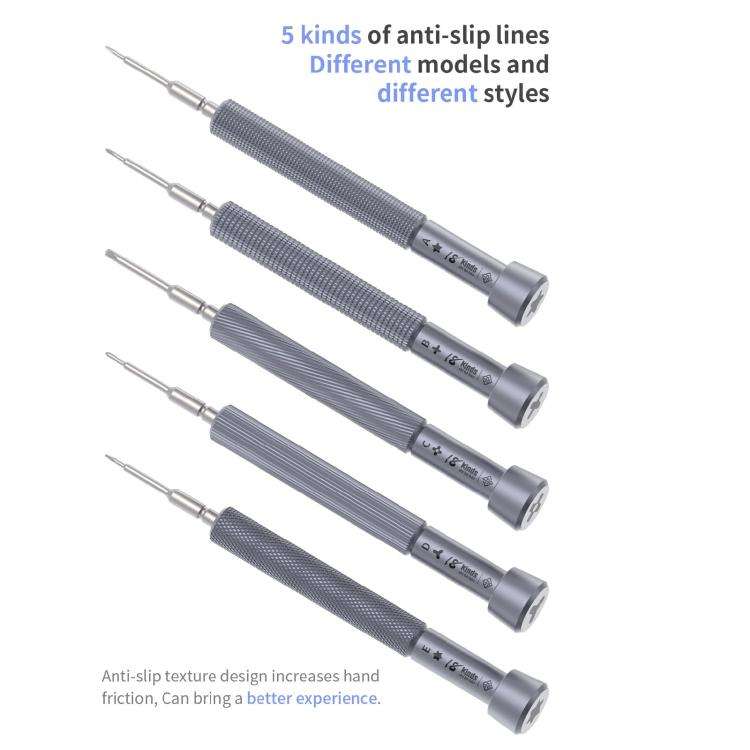18 Kinds Precision Magnetic Super Hard Screwdriver, Model:C External Cross