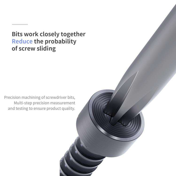 18 Kinds Precision Magnetic Super Hard Screwdriver, Model:C External Cross