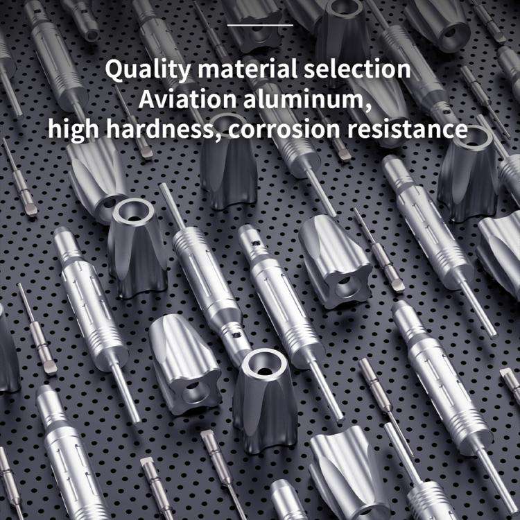 18 Kinds Aerospace 3D Anti-Slip Magnetic Screwdriver, Model:D Tri-Wing