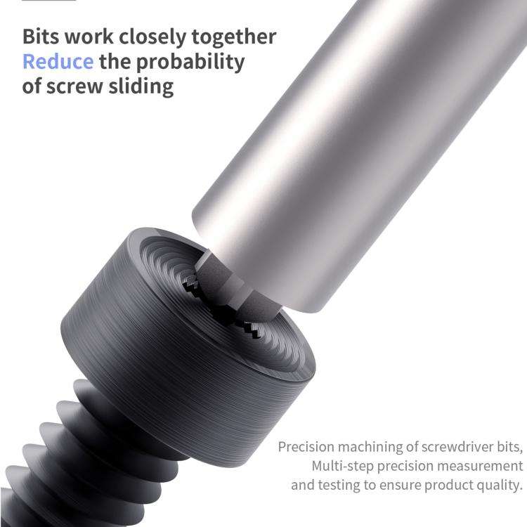 18 Kinds Aerospace 3D Anti-Slip Magnetic Screwdriver, Model:C External Cross