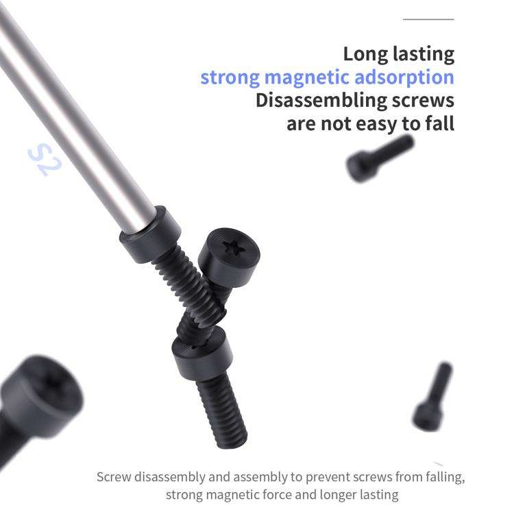 18 Kinds Aerospace 3D Anti-Slip Magnetic Screwdriver, Model:D Tri-Wing