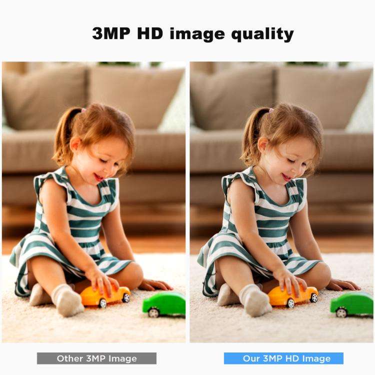 SriHome SH036 500W Pixel AI Smart HD Camera Supports Human Tracking(US Plug)