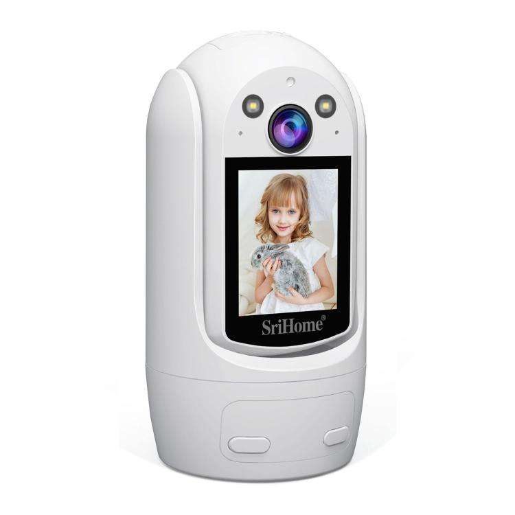SriHome SH060 2MP 2.4 inch IPS Screen Smart IP Camera Supports Two-way Video Voice Call(EU Plug)