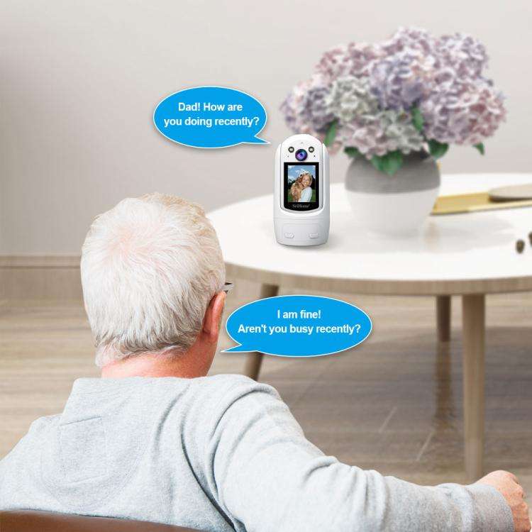 SriHome SH060 2MP 2.4 inch IPS Screen Smart IP Camera Supports Two-way Video Voice Call(EU Plug)
