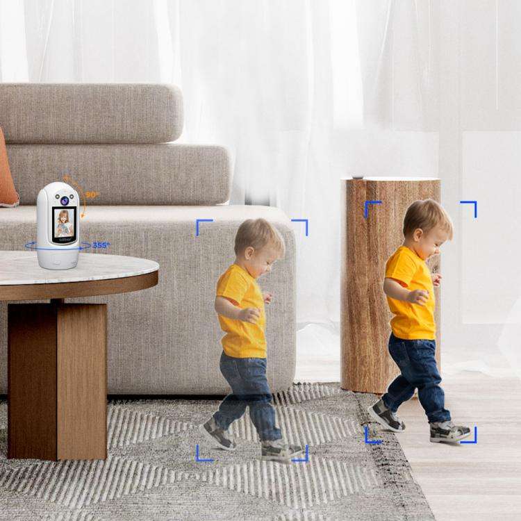 SriHome SH060 2MP 2.4 inch IPS Screen Smart IP Camera Supports Two-way Video Voice Call(EU Plug)