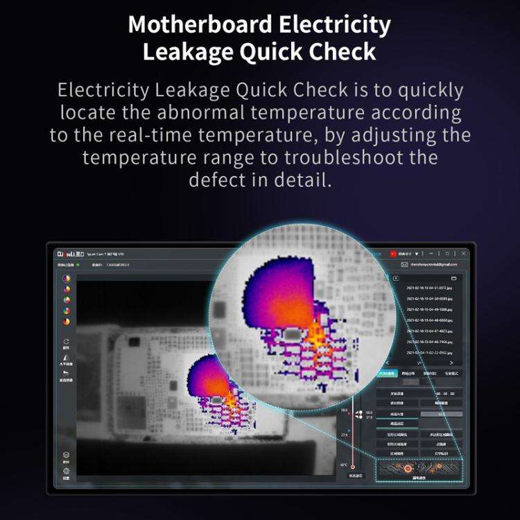 QianLi Super Cam Y 3D Infrared Thermal lmaging Analyzing Camera
