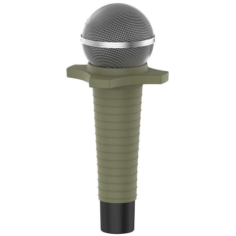 For Shure SM58 Without Switch Microphone Silicone Protective Cover(Green)