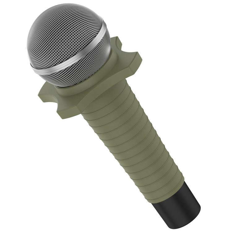 For Shure SM58 Without Switch Microphone Silicone Protective Cover(Green)