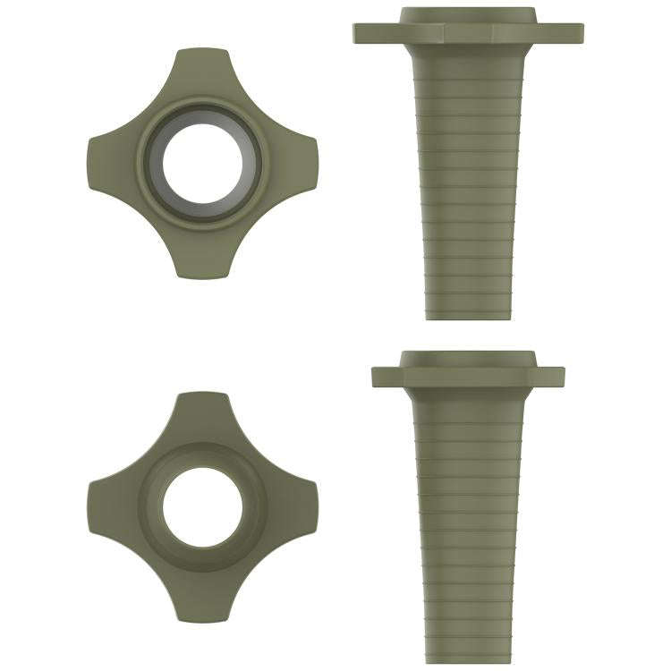 For Shure SM58 Without Switch Microphone Silicone Protective Cover(Green)