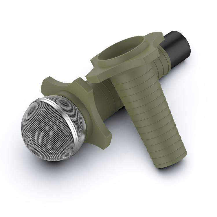 For Shure SM58 Without Switch Microphone Silicone Protective Cover(Green)