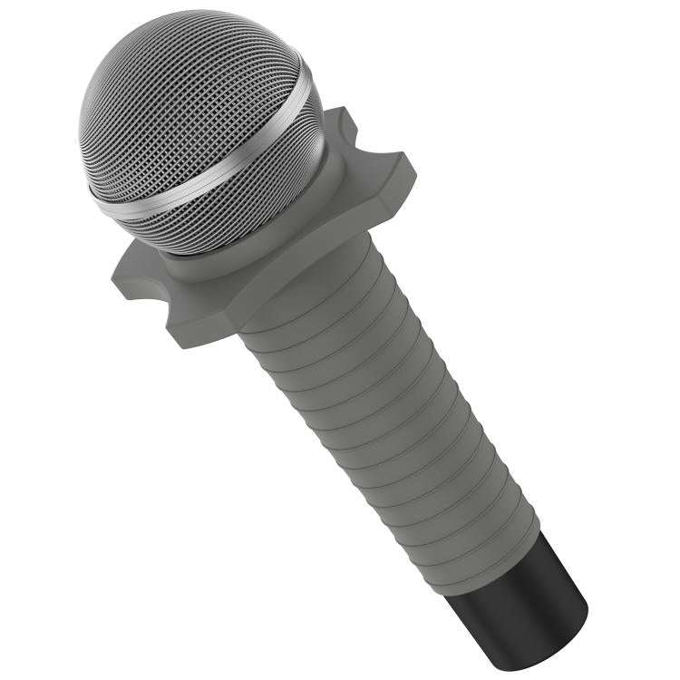For Shure SM58 Without Switch Microphone Silicone Protective Cover(Dark Grey)