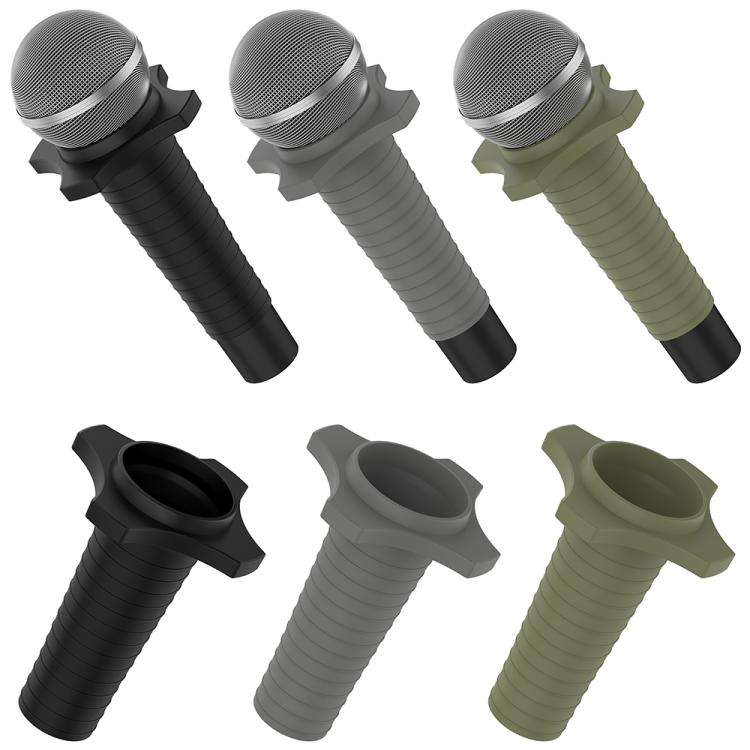 For Shure SM58 Without Switch Microphone Silicone Protective Cover(Green)