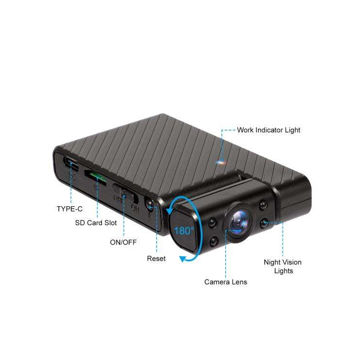 TN-5 1080P HD WIFI Mini Camera Video Recorder(Black)