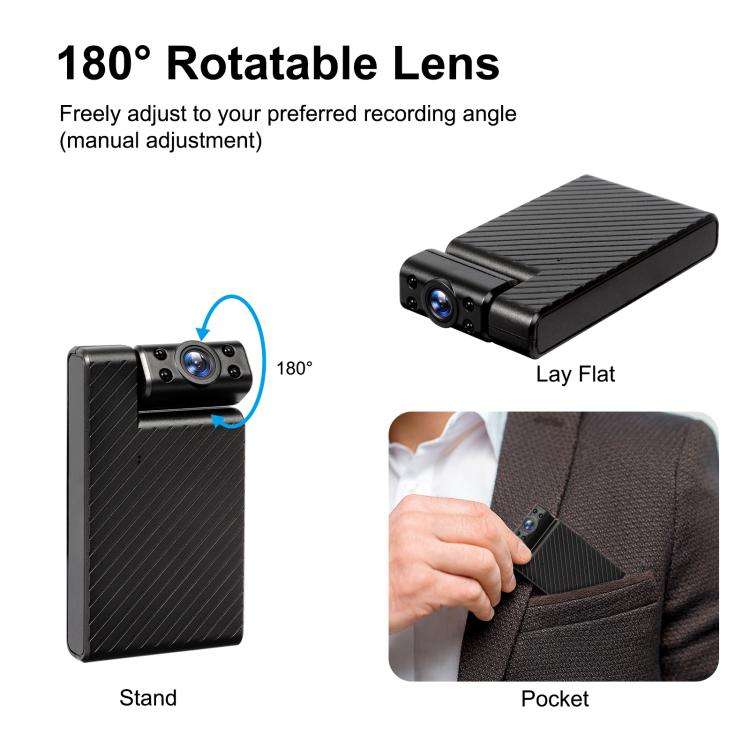TN-5 1080P HD WIFI Mini Camera Video Recorder(Black)