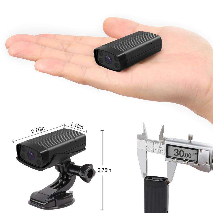 TN-6 Multifunctional HD WIFI Mini Camera Video Recorder(Black)