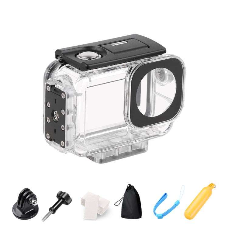 For DJI Osmo Action 5 Pro Magnetic 60m Waterproof Case Diving Case + Gift Kit
