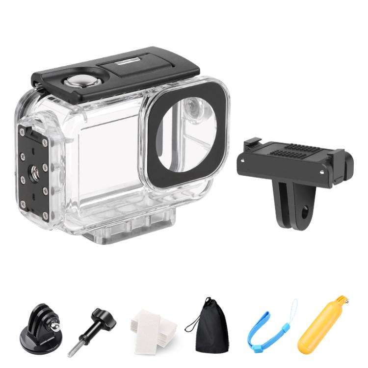 For DJI Osmo Action 5 Pro Magnetic 60m Waterproof Case Diving Case with Base + Gift Kit