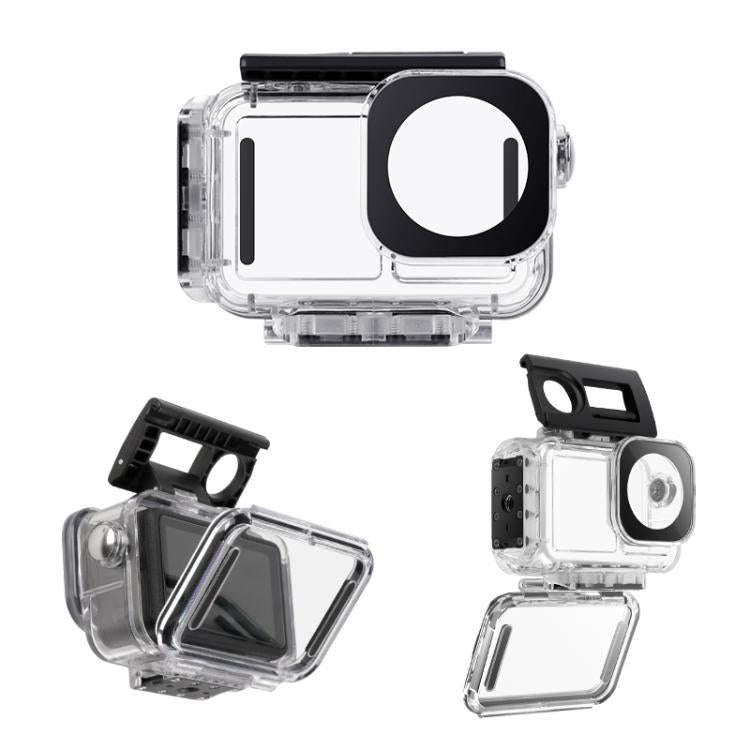 For DJI Osmo Action 5 Pro Magnetic 60m Waterproof Case Diving Case with Base + Gift Kit