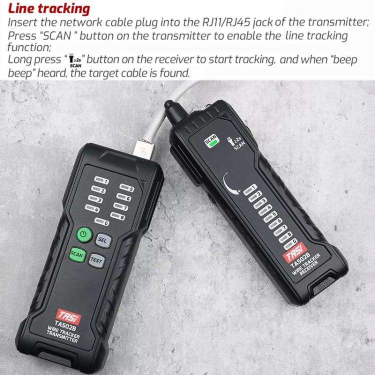TASI TA502B Multi-function Network Cable Tester