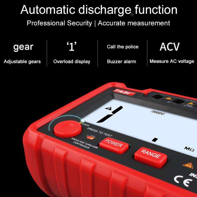 TASI TA8322A High Voltage Digital Electronic Meter Insulation Resistance Tester