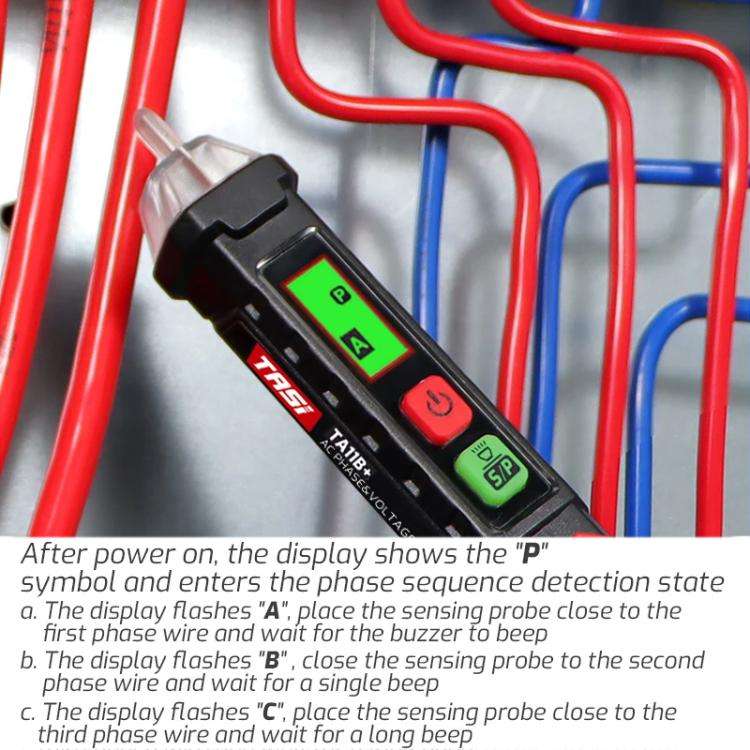TASI TA11B+ Non-contact Inductive LCD Digital Display Tester