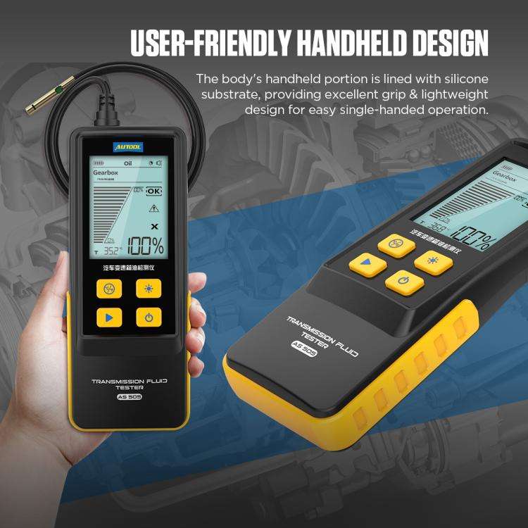 AUTOOL AS505 Car Gearbox Oil Test Detector Transmission Fluid Quality Diagnostic Tool(Black)
