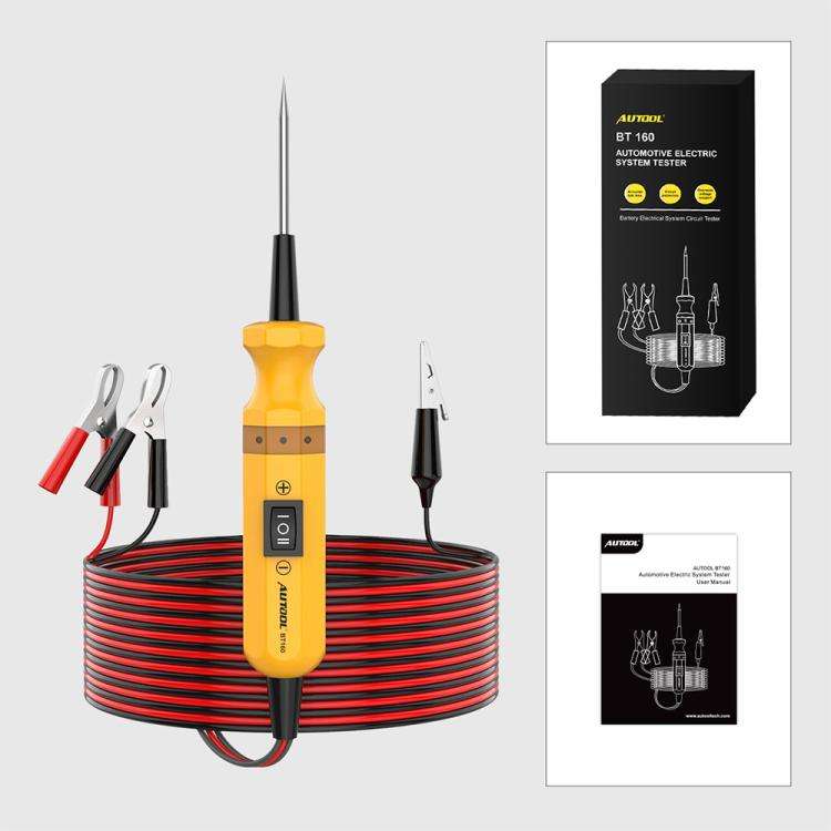 AUTOOL BT160 Car Multifunctional Electrical Circuit Tester Short Circuit Diagnostic Tool(Yellow)