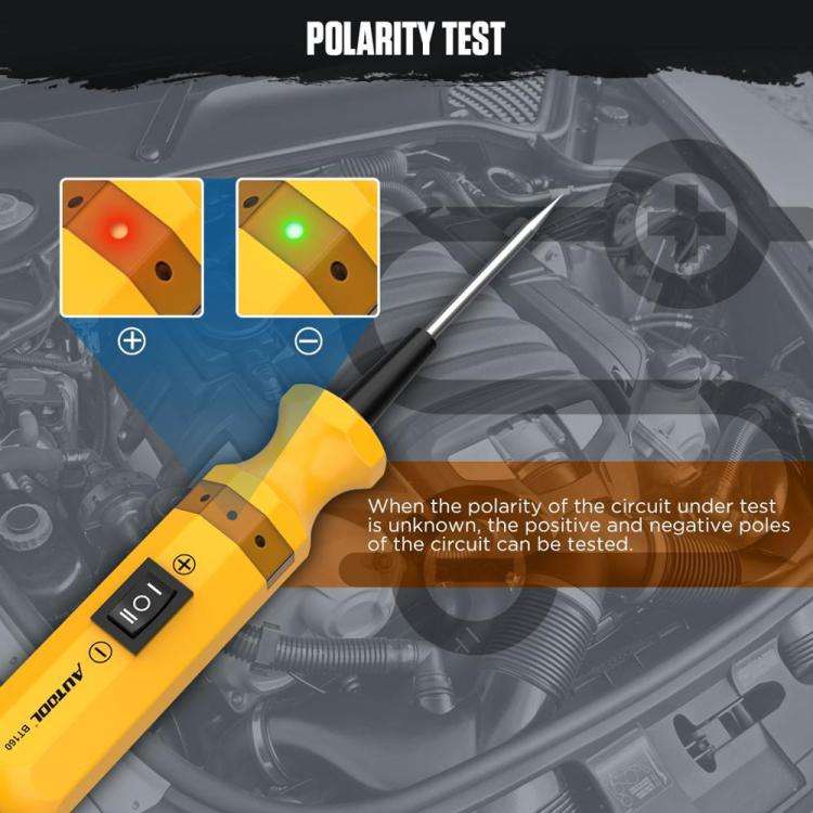 AUTOOL BT160 Car Multifunctional Electrical Circuit Tester Short Circuit Diagnostic Tool(Yellow)