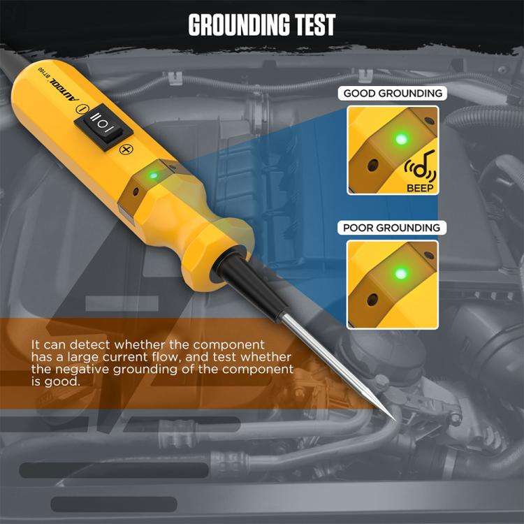 AUTOOL BT160 Car Multifunctional Electrical Circuit Tester Short Circuit Diagnostic Tool(Yellow)