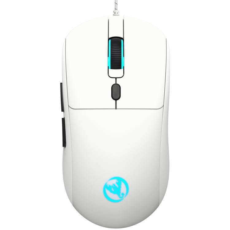 HXSJ X200 3600DPI Colorful Luminous Wired Mouse, Cable Length: 1.5m(White)