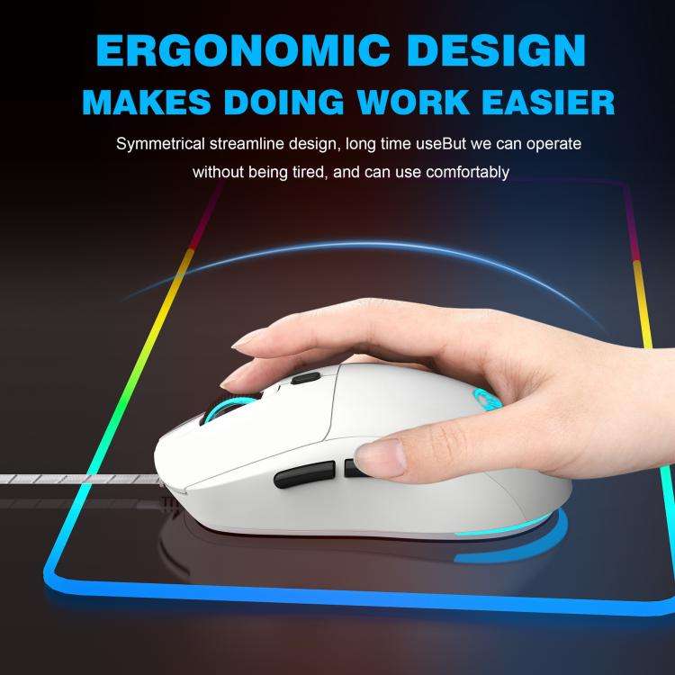 HXSJ X200 3600DPI Colorful Luminous Wired Mouse, Cable Length: 1.5m(Black)