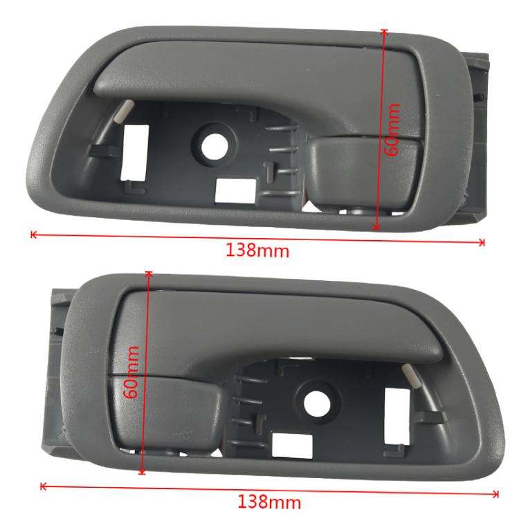 Pair Car Left and Right Door Inside Handle for Toyota Camry 2002-2006 69205-AA021, 69206-AA021(Grey)