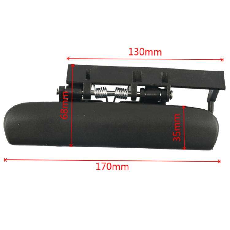 Car Left Door Outside Handle for Citroen Xsara 1997-2005 9101L8(Black)